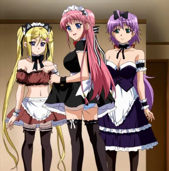 彼女×彼女×彼女 ~三姉妹とのドキドキ共同生活~ 第二話 都会はトイレ、保健室、メイドパラダイス