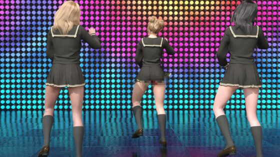 郊外のショッピングモールでどこぞのダンスサークルが出張ダンスの催し物をやっていた。屋外のステージで強風の日だったのでセンターの女の子がやたらと風にスカートを煽られてパンチラしまくっていた件（フロント＋お尻＆スローモーション編パンティバリエーション＃05）(Libido-Labo) - FANZA同人