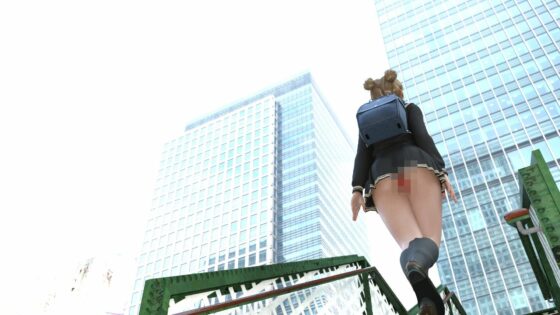 早朝の駅で常軌を逸したスカートの短さの女子学生を見かけた。そのまま無防備に階段を上り始めたので下からスカートの中を覗いて盗撮してみた。（002:赤いTバック編）(Libido-Labo) - FANZA同人