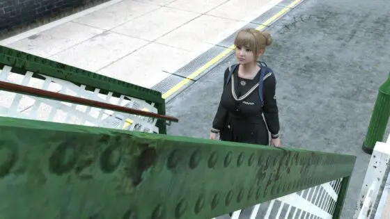 早朝の駅で常軌を逸したスカートの短さの女子学生を見かけた。そのまま無防備に階段を上り始めたので下からスカートの中を覗いて盗撮してみた。(003:黒いTバック編)(Libido-Labo) - FANZA同人