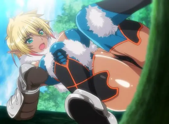 OVAようこそ!スケベエルフの森へ #3 エルフとダークエルフの全面対決! 救世主様と『らぶらぶ子作り対決』◆