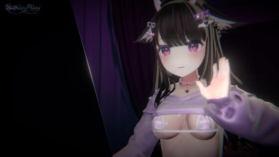 【実演生配信X3Dアニメ】みんなの前で雑談フェラ中出し配信  天海やえさん(ステラリスポルタ) - FANZA同人