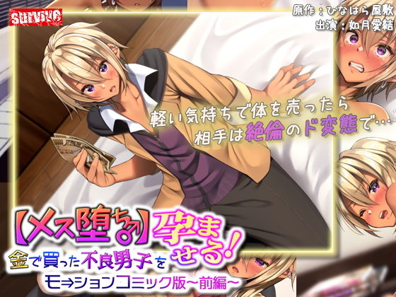 【メス堕ち♂】金で買った不良男子(前編) モーションコミック版(survive)|FANZA同人