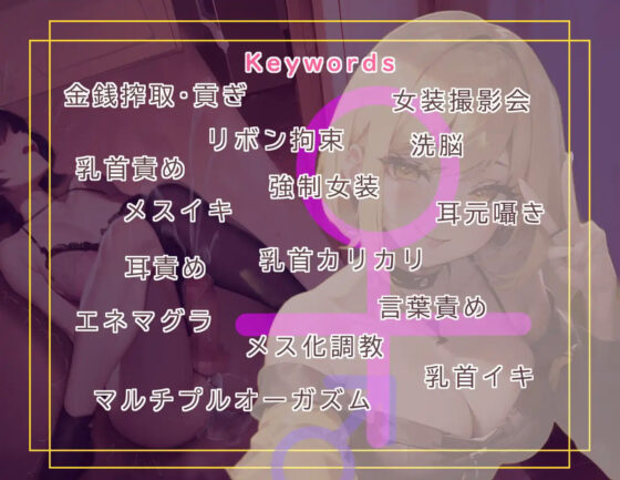 【アニメーション】女装メスイキ・コーディネート 〜アパレルショップのヤバい店員にハメられて女にされる〜【バイノーラル】(DOKU-DOKU-SEN)｜FANZA同人