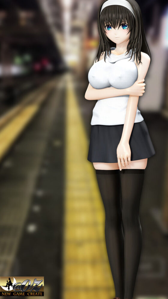 新ヒロイン陵○MP4アニメNo.16［黒髪美少女 痴○電車 編］太ももを撫でられ・乳首責め・手マン・乳首甘噛み・クンニ  立バック陵〇・前後二穴陵〇・松葉崩し立バック・中出し(@OZ（アットオズ）)｜FANZA同人
