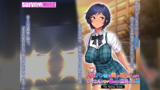 人生ドン底な俺が転生したらおっさんがモテ囃される世界だった件  The Motion Anime(survive more)｜FANZA同人