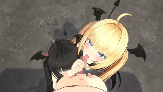 小悪魔ツインズダブルフェラ [ひめあにめ。] | DLsite 同人 - R18
