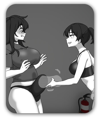 【Wふたなり】オカズの美女もフタだった！?覗きがバレた陰キャの絶望ザーメン管理 [さえ | SAE] | DLsite 同人 - R18