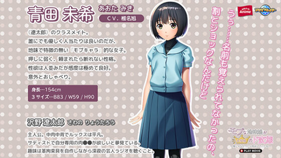 モブな地味娘が主役級のド変態~俺じゃなかったら見逃していたね~ PLAY MOVIE