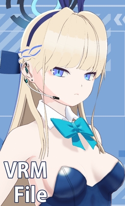 【VRM 同人作品】バニーガール トキ(ブルアカ) [Type X] | DLsite 同人 - R18