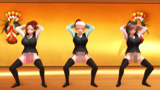 【ふたなりダンス】チンプラOLのおふざけ象さんダンス(応援版)(JOKERのアトリエ) - FANZA同人