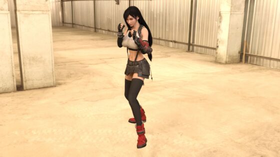 どこかで見たようなRPGの格闘女性コスプレ格闘ハイキックパンチラ [Ozone_Layer] | DLsite 同人 - R18