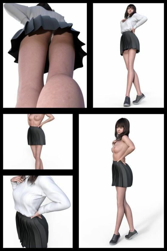 【All¥】『理想の彼女を3DCGで作ります』から生まれたバーチャルアイドル「大貫蓮」机でガン突き正常位SEX+射精動画(Libido-Labo) - FANZA同人