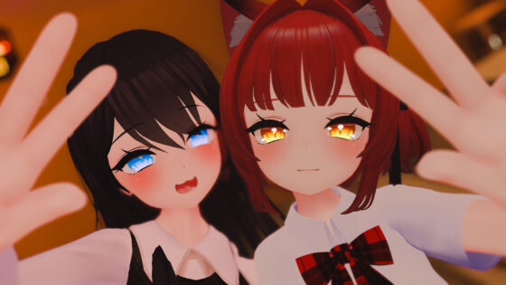 メタバースで百合カップル 優香とひより(レオナルド研究所) - FANZA同人