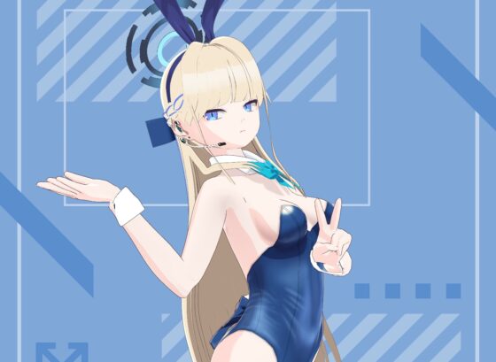【VRM 同人作品】バニーガール トキ(ブルアカ) [Type X] | DLsite 同人 - R18