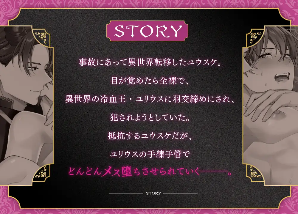 異世界転移したら冷血王にメス堕ちさせられた件について [ナイショのBoys♂シアター] | DLsite がるまに