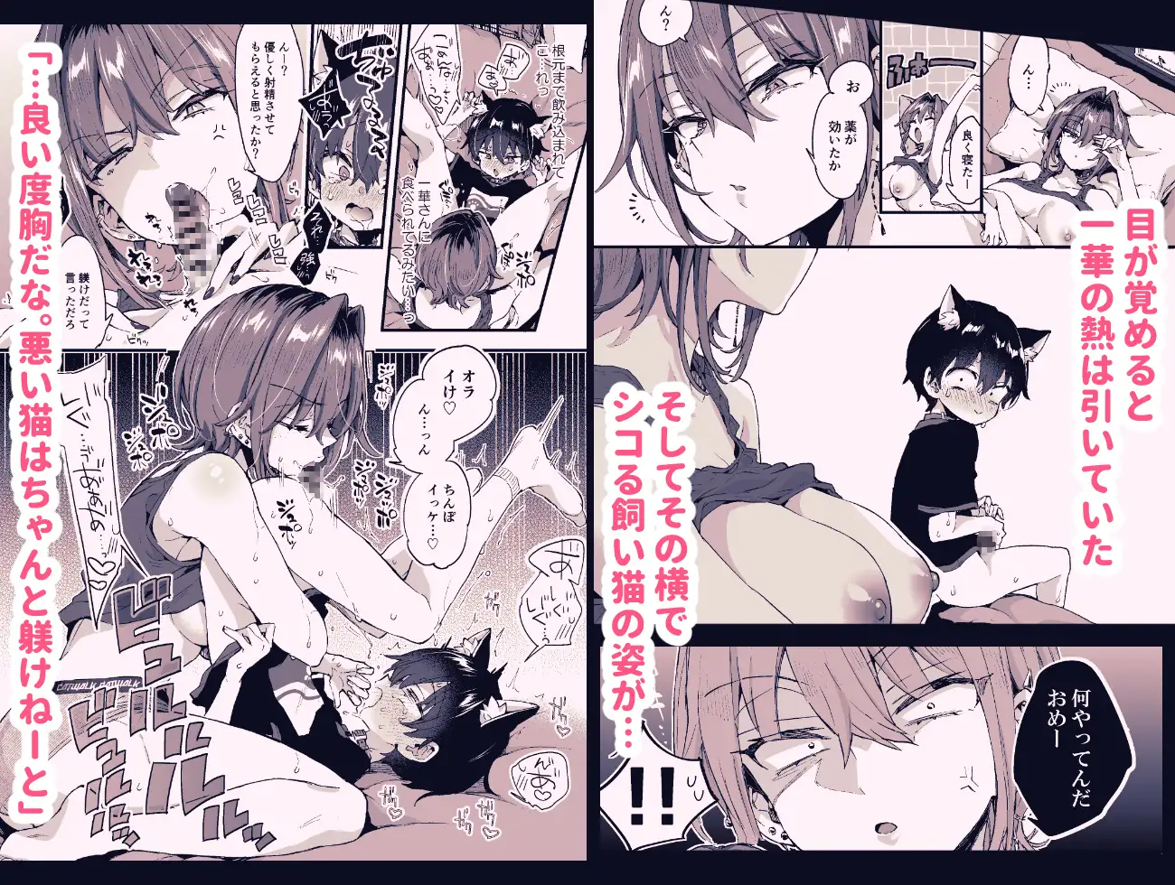 【ボイスコミック】ちょっと怖いおねーさんに飼ってもらう事になりました。2 [紺色ドロップス] | DLsite 同人 - R18