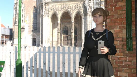 【▲100】一ノ瀬廻里の電車通学中の風チラ(Libido-Labo) - FANZA同人