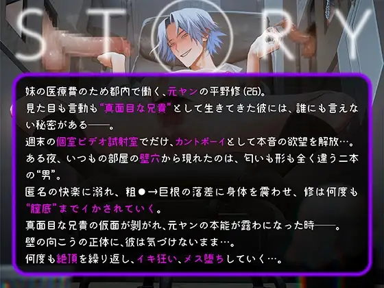 穴付個室 元ヤンカントボーイ ビデオ試射室へ【フルボイス動画版】 [KZentertainment] | DLsite がるまに