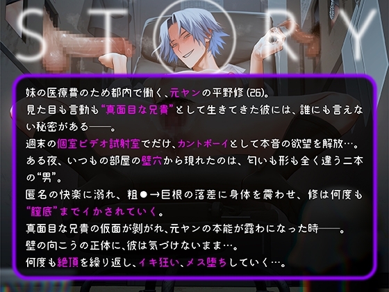 穴付個室 元ヤンカントボーイ ビデオ試射室へ【フルボイス動画版】 [KZentertainment] | DLsite がるまに