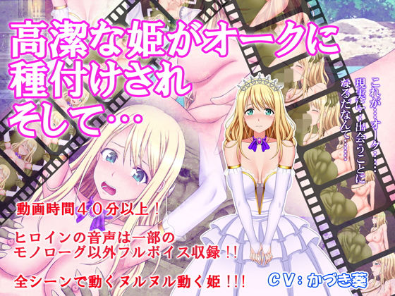 高潔な姫がオークに種付けされそして…(はみ部屋) - FANZA同人