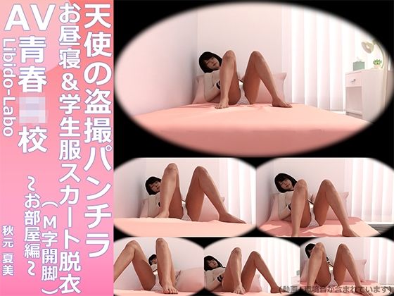 【￥All】『理想の彼女を3DCGで作ります』から生まれたバーチャルアイドル「秋元夏美」天使のお昼寝盗撮パンチラ動画（学生服スカート脱衣＆M字開脚）(Libido-Labo) - FANZA同人