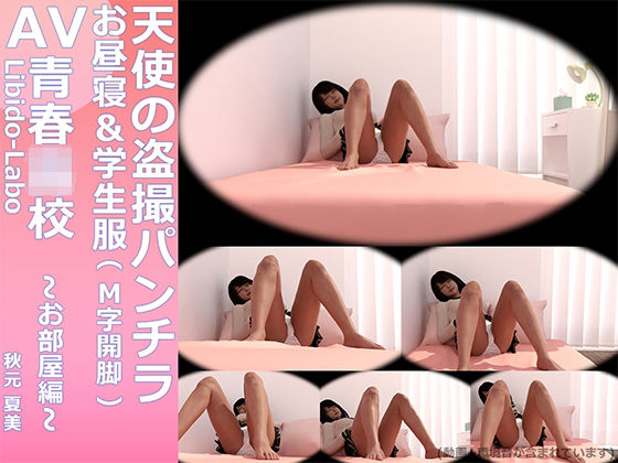 【￥All】『理想の彼女を3DCGで作ります』から生まれたバーチャルアイドル「秋元夏美」天使のお昼寝盗撮パンチラ動画（学生服＆M字開脚）(Libido-Labo) - FANZA同人