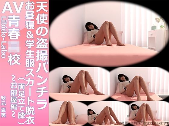 【￥All】『理想の彼女を3DCGで作ります』から生まれたバーチャルアイドル「秋元夏美」天使のお昼寝盗撮パンチラ動画（学生服スカート脱衣＆両足立て膝）(Libido-Labo) - FANZA同人