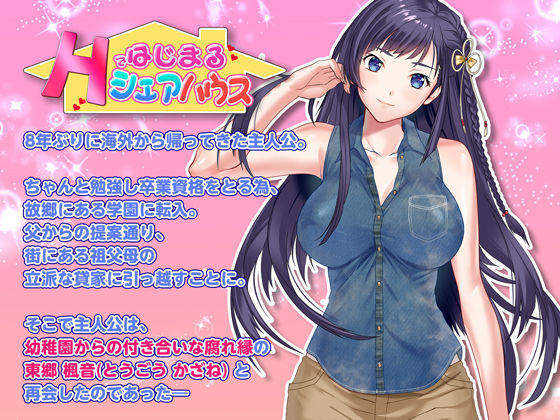 Hではじまるシェアハウス モーションコミック版 東郷 楓音編(ほわいとたおる) - FANZA同人