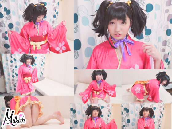 148cmミニサイズのマジドMレイヤー苺ちゃんと再びコスプレセックス 甲○城のカ○ネ○ 無○で調教済みSEX 苺ちゃん(Milkish) - FANZA同人