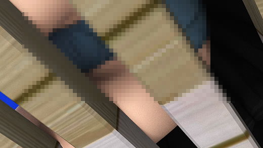 早朝のバス停で見つけた女子学生。スカートが短いので普通に座って居るだけで股の間からパンティがチラリ。巨乳で綺麗なフトモモだったので全身をスマホ撮影＆椅子の下からぱんつを盗撮してやりました（PV:黒地花柄パンティ編）(Libido-Labo) - FANZA同人