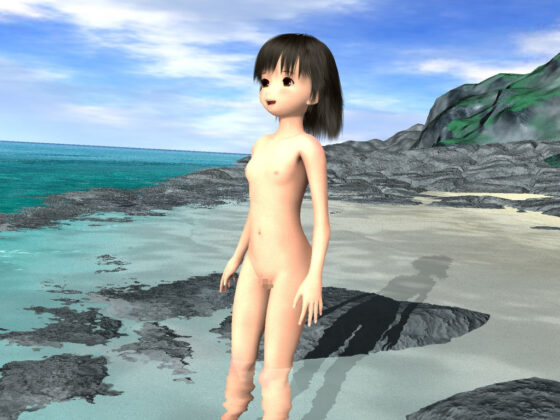 海辺で露出してたら男の子にバレて中出しされちゃった！(ByunByunHouse) - FANZA同人