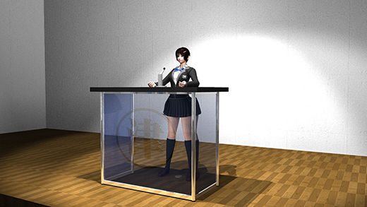 「女子生徒の下着は白に限る」と記述されている意味不明のブラック校則に対して生徒会長として立ち上がった激ミニちゃん。色は勿論、紐パンティ、Tバック、フロントホックのブラなど下着の完全自由化の校則変更の為の演説に臨む。(Libido-Labo) - FANZA同人