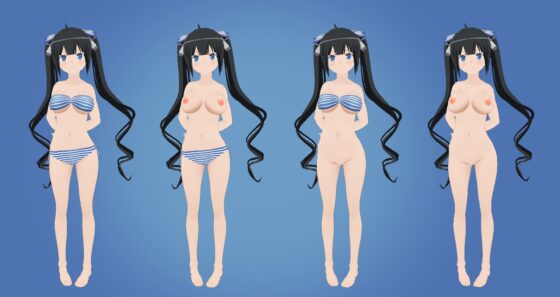 【VRM 同人作品】ヘスティア (水着2022) [Type X] | DLsite 同人 - R18