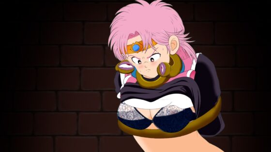 ドラ●●クエ●トダ●の大冒険●ァム触手に縛られ下着をめくり上げられる差分アニメ＆コスチューム差分(2次透け) - FANZA同人