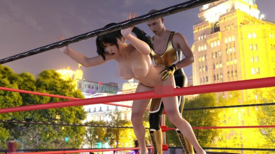 【△100●100】どこぞのアジアンビューティな格闘家。アングラのレ○プデスマッチで荒稼ぎ＆名前を売るつもりが・・強豪の対戦相手にヤられてしまう。（全て脱がされて全裸・スッポンポンヌード・立ちバック編）(Libido-Labo) - FANZA同人