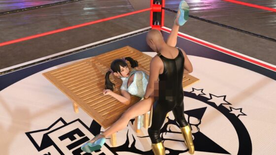 【△100●100】どこぞのアジアンビューティな格闘家。アングラのレ○プデスマッチで荒稼ぎ＆名前を売るつもりが・・強豪の対戦相手にヤられてしまう。（大開脚編）(Libido-Labo) - FANZA同人