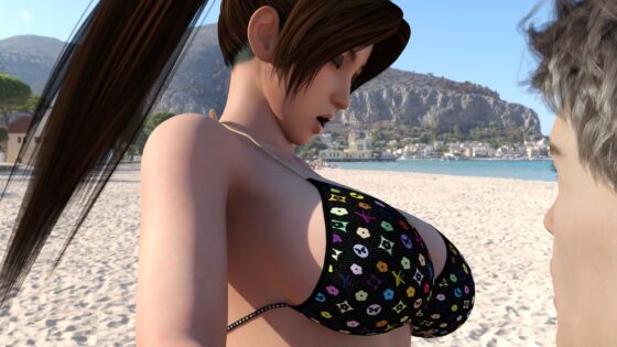 【●100△100】巨乳スレンダーの最高にセクシーな学生格闘家が、グラビア撮影の名目で南国へ。しかし最初からハメ撮りAV撮影目的という悪徳プロダクションだった（07:騎乗位2）(Libido-Labo) - FANZA同人
