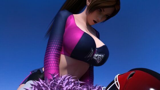 【●100△100】巨乳スレンダーの最高にセクシーな学生チアリーダーが、彼女の姿を見て興奮したアメフト部員男子に無理矢理犯●れてしまう（09:騎乗位2）(Libido-Labo) - FANZA同人