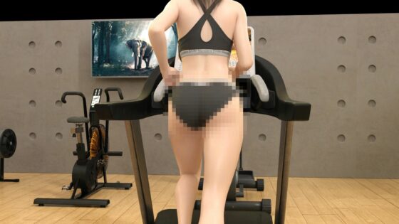 社長以外全ての従業員が女性という不思議な会社『マーチン・カスタマリー（Martin＆Customary；）』女部長の東間加代子は毎日のジム通いを欠かさないが、ウェアがスケベな上にナイスバディ過ぎて周りのオトコは全員フル勃起（ランニング尻肉揺れ編）(Libido-Labo) - FANZA同人