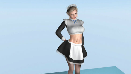 どう考えてもただ物じゃないメイドさんとそれを承知でエロいご奉仕させるおっさん(ふぁっちゅ) - FANZA同人