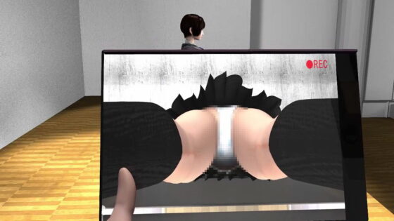 【△50】激ミニちゃんは学校で生徒会長でもあります。ブラック校則の数々に対して矢継ぎ早に改正案を提案する彼女。しかし放送部の暗躍により演説中のスカート内を真下から盗撮される彼女！シリーズ005『スカートのお尻側に精液を掛けるという卑劣な痴●が出没していることについて』(Libido-Labo) - FANZA同人