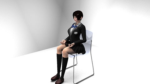 悪辣な芸能界の実態！アイドルを目指す女の子の立場の弱さを利用し、面接と称してセクハラ三昧。さらには透けた座席をわざと用意してその真下からスカート内を盗撮しているという悪質さ。（ノーパンマ○コ丸見え編）(Libido-Labo) - FANZA同人