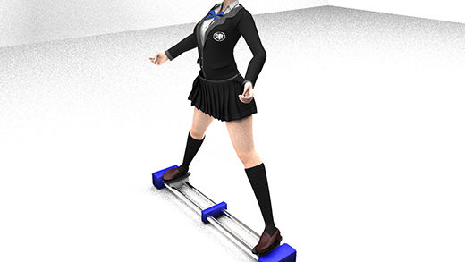 今度の仕事は、「ダイエット開脚運動マシン」のレビュー。意気揚々と仕事に臨む激ミニちゃん。しかし、開脚運動マシンの中央部には彼女のスカート内のパンティを盗撮するカメラが搭載されていた！（サテン地ピンクのハート柄パンティ編）(Libido-Labo) - FANZA同人