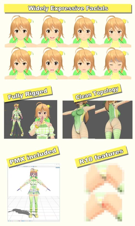 Virtu-A-Dolls 01: 日向舞夏 [VRキャラクター製作所] | DLsite 同人 - R18