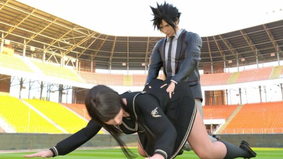 万能格闘美女『霧島愛唯（きりしまめい）』のレ○プ現場（後背位）(Ozone_Layer) - FANZA同人