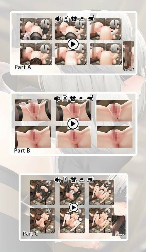 2B - 同人動画 （ぎんハハ）(ぎんハハ) - FANZA同人