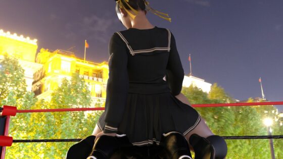 【△100】スゴいフトモモの中華系女性格闘家が犯○れてしまう（学生服シリーズ06:座位）(Libido-Labo) - FANZA同人