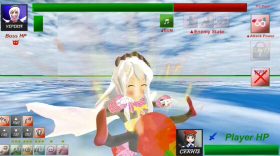 ショット打撃投げ股間攻撃Cパート受けモーション(ヴェペリア) Cuntbusting Normal-ATK movie-C in Buster Fantasia(バスターファンタジア キャプチャ) [NoHitZakoSakana] | DLsite 同人 - R18