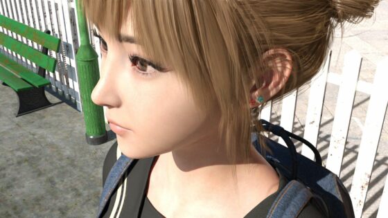 【▲100】一ノ瀬廻里の電車通学中の風チラ（お尻側:黒Tバックパンティ編）(Libido-Labo) - FANZA同人